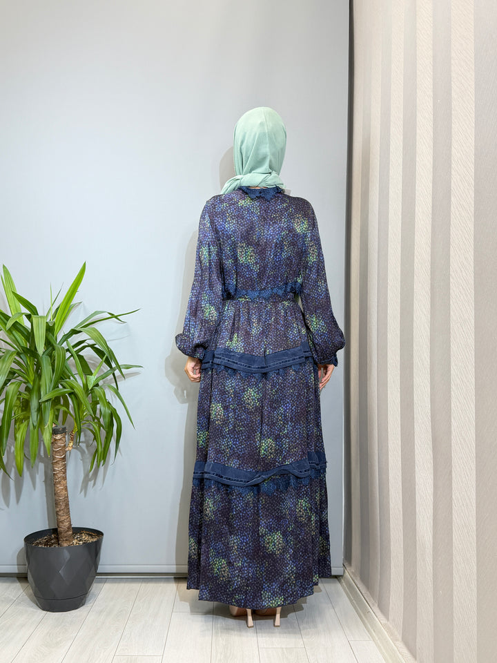Misswhence Desenli Elbise 40830