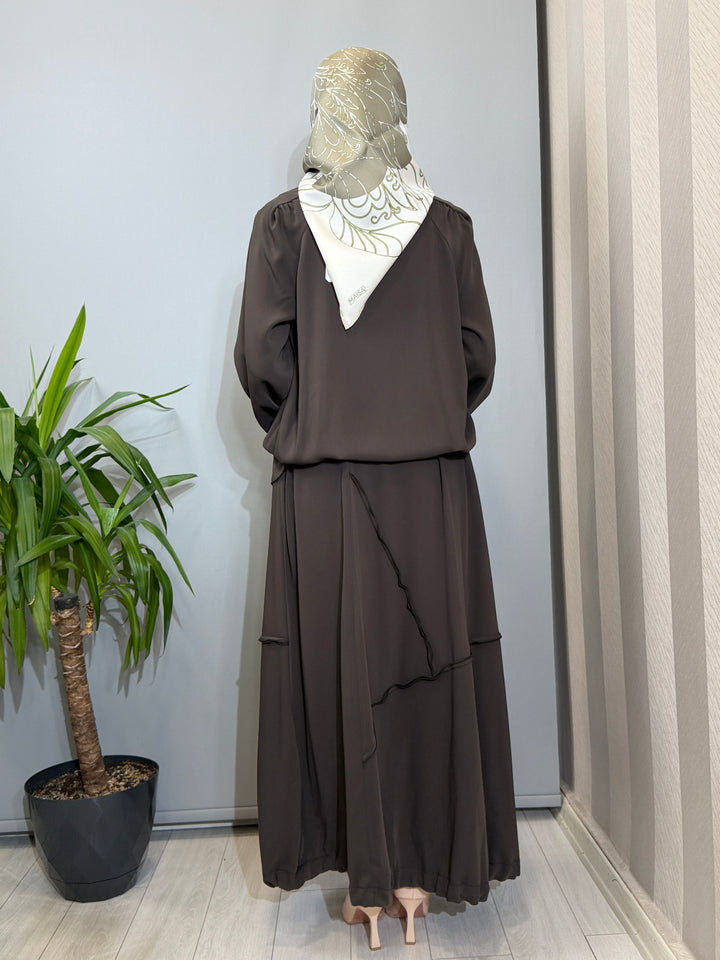 Misswhence Dikiş Detay Etekli Takım 40004