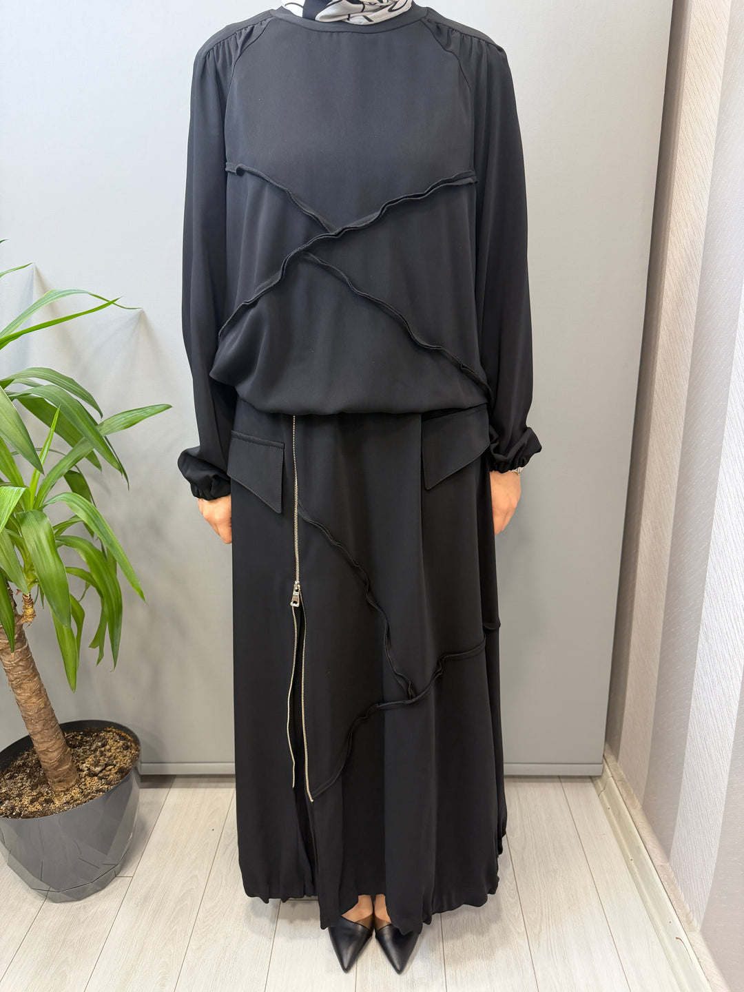 Misswhence Dikiş Detay Etekli Takım 40004