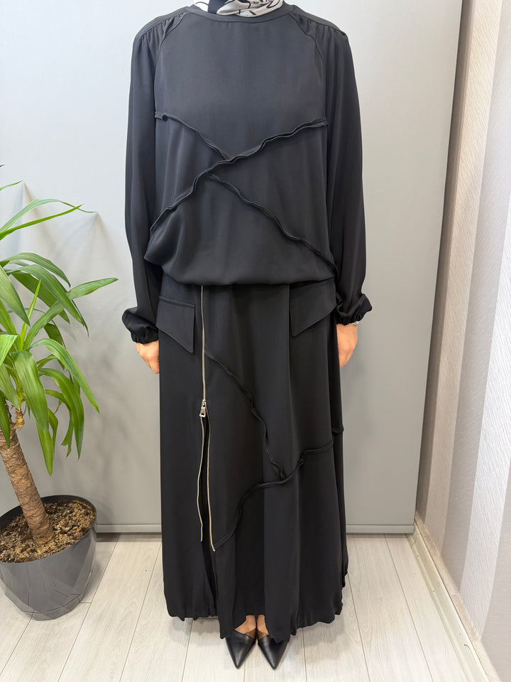 Misswhence Dikiş Detay Etekli Takım 40004