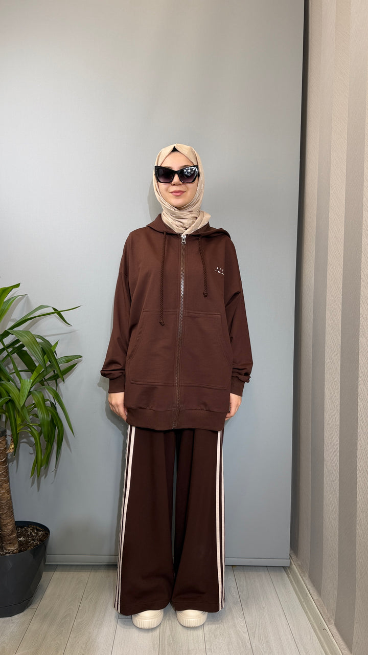Almarwah Kap Pantolon Takım ALL-7003(ALL-9012)