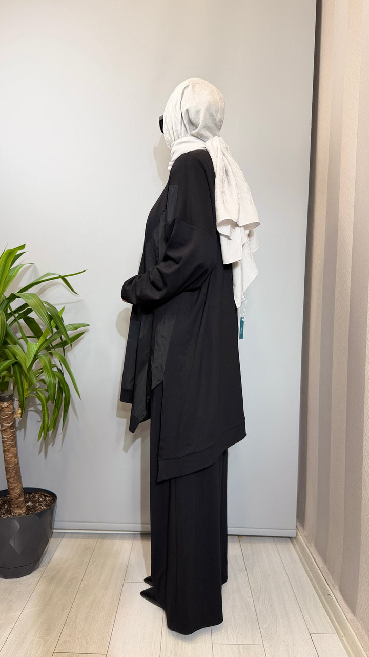 Almarwah Asimetrik Tunik Pantolon Takım 203112