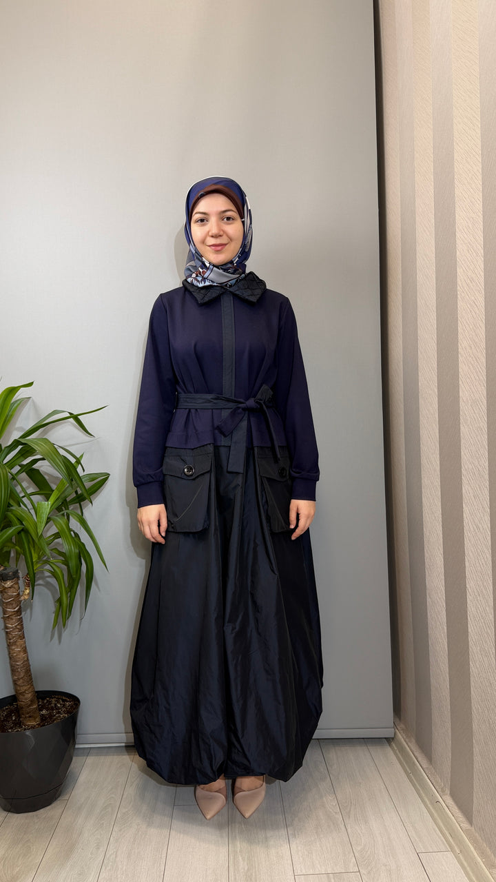 Misswhence Tafta Elbise 40808