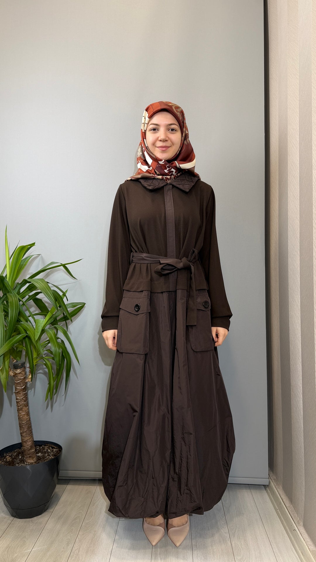 Misswhence Tafta Elbise 40808