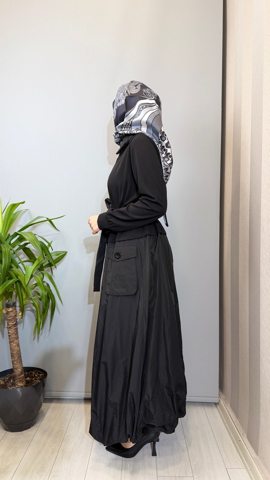 Misswhence Tafta Elbise 40808