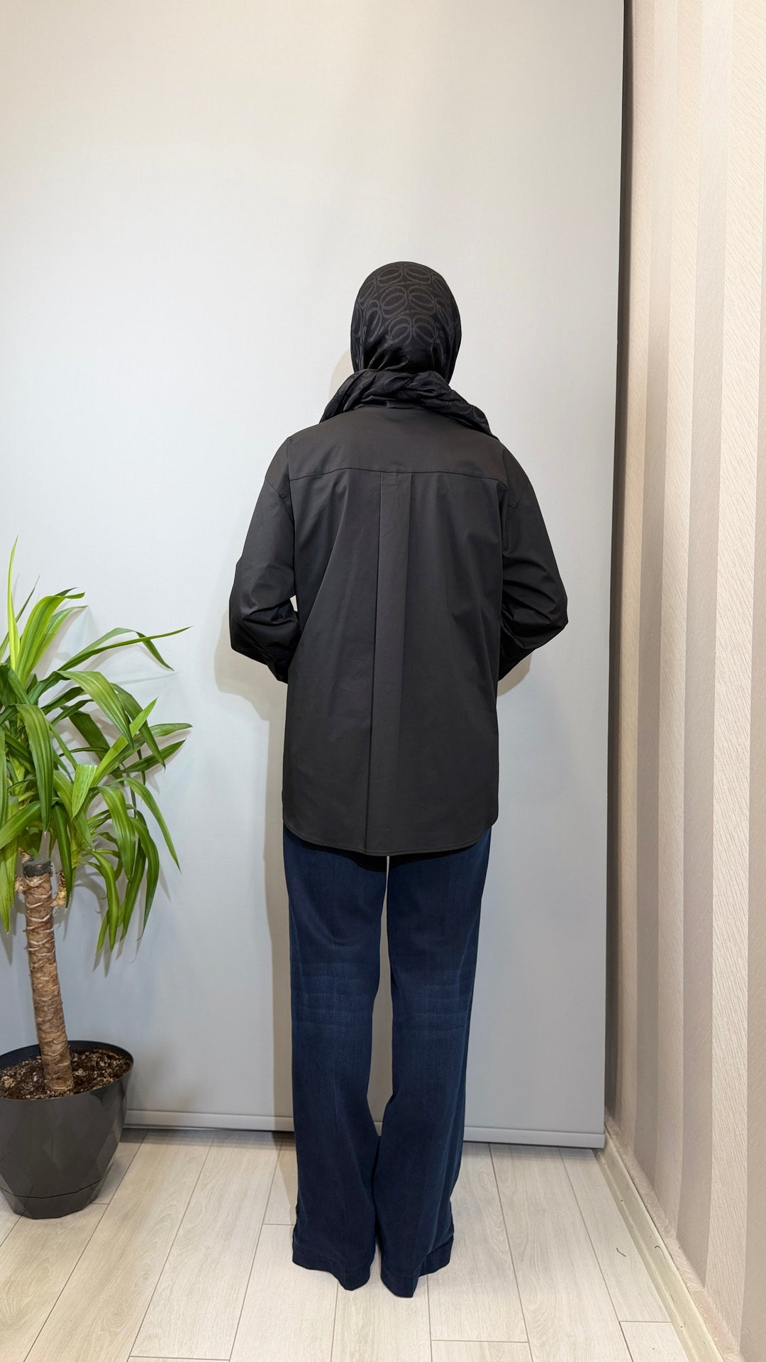 Clande Bağlama Detaylı Gömlek 2602-3049