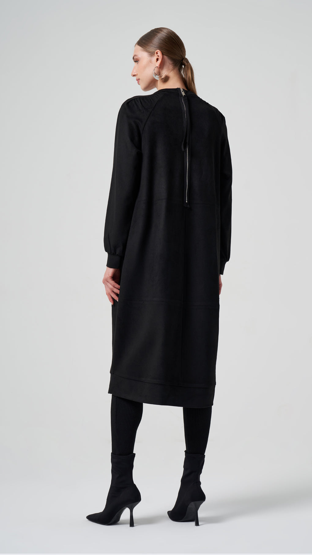 Misswhence Kadife Tunik Elbise