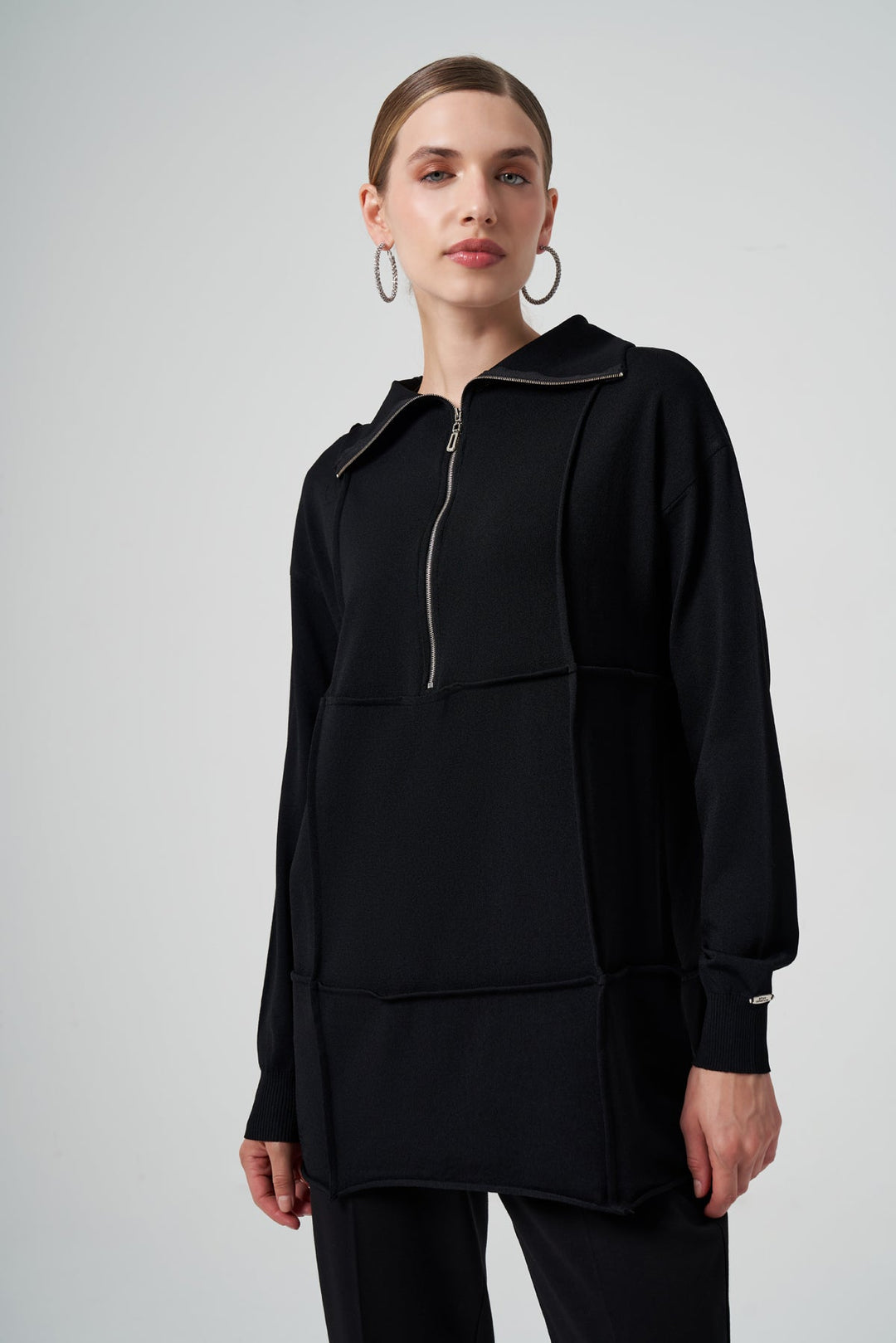 Misswhence Fermuarlı Triko Tunik