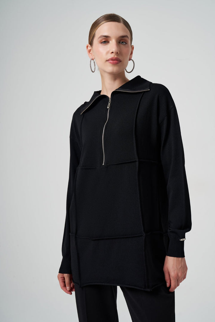 Misswhence Fermuarlı Triko Tunik