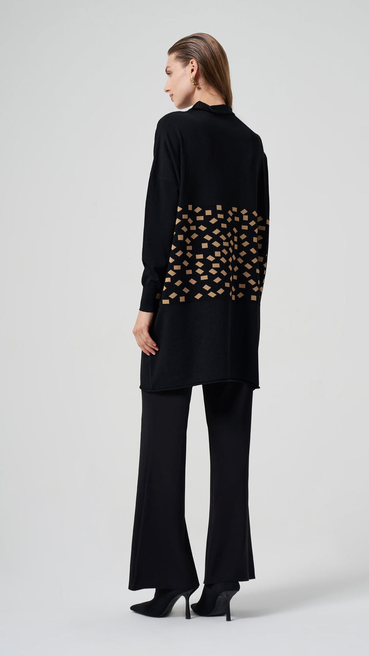 Misswhence Desenli Triko Tunik