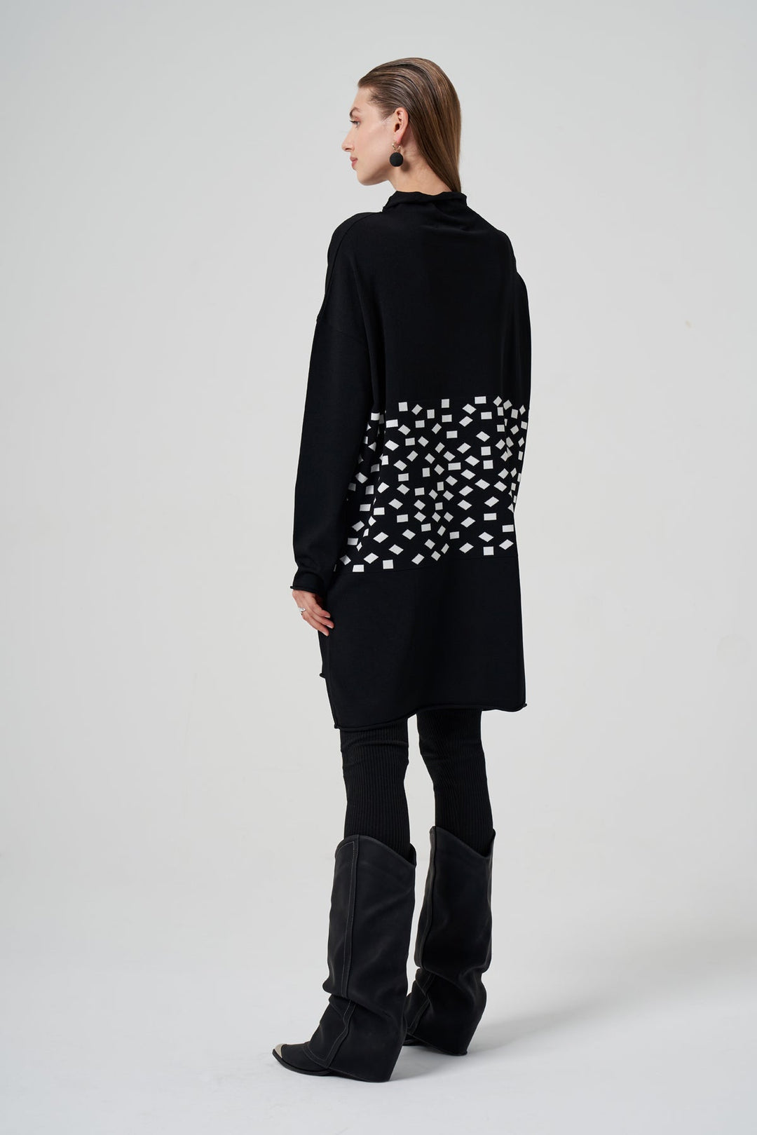 Misswhence Desenli Triko Tunik