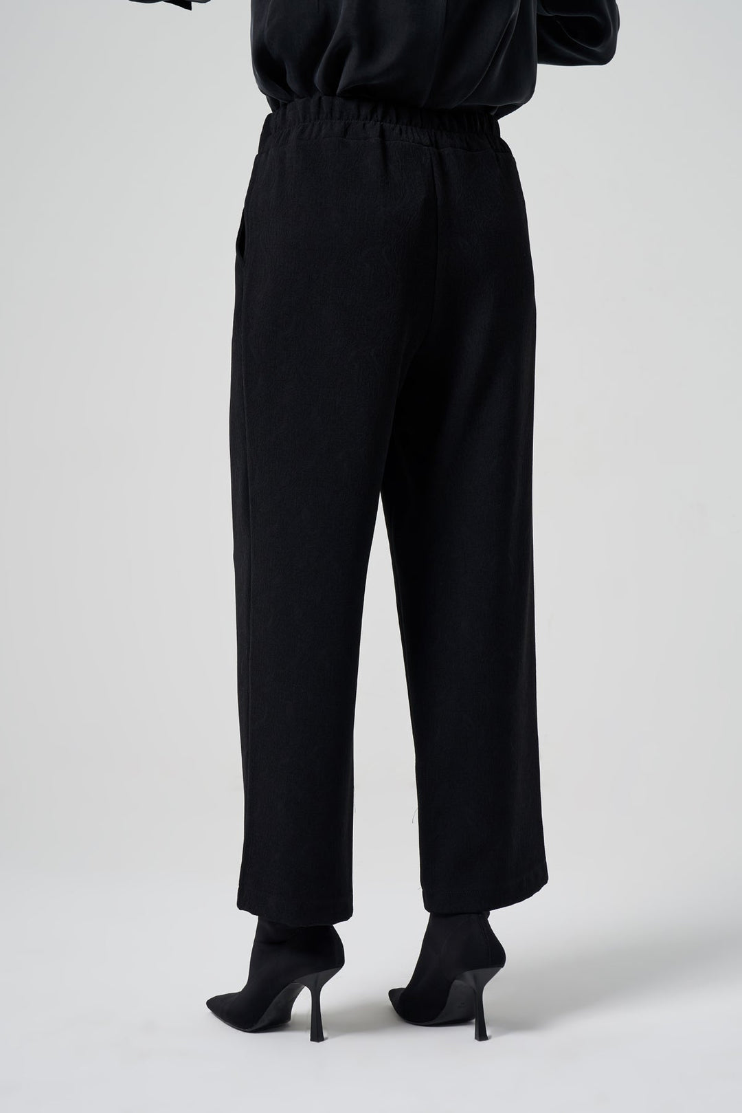 Misswhence Düğme Detaylı Pantolon 36102 - Siyah - Görsel 2 