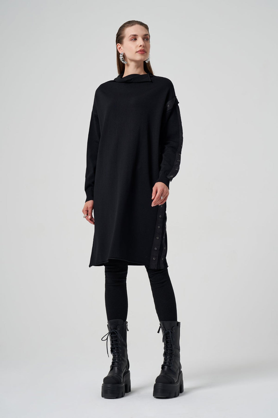 Triko Tunik - Siyah #renk_siyah
