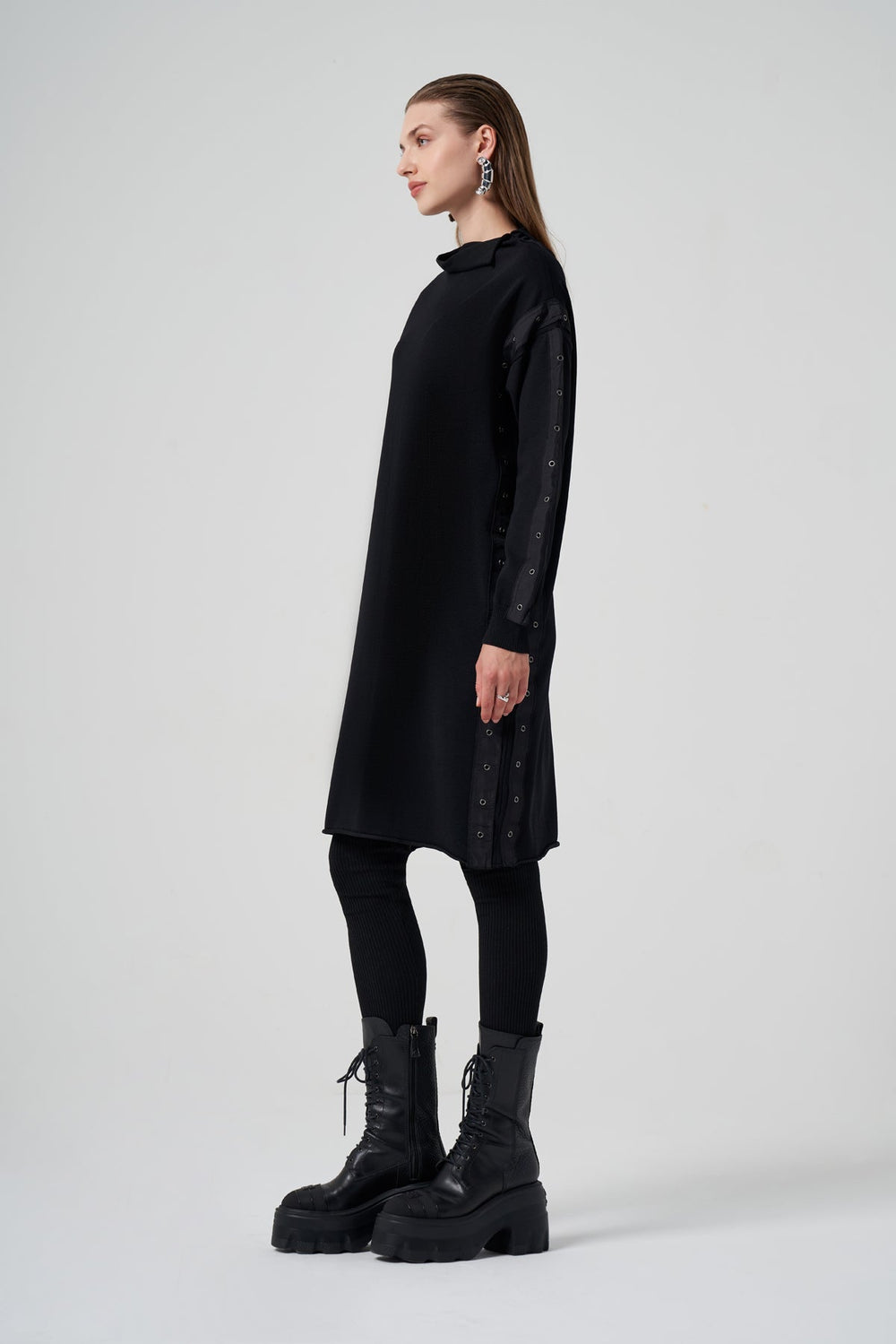 Misswhence Triko Tunik 34021 - Siyah - Görsel 1 #renk_siyah