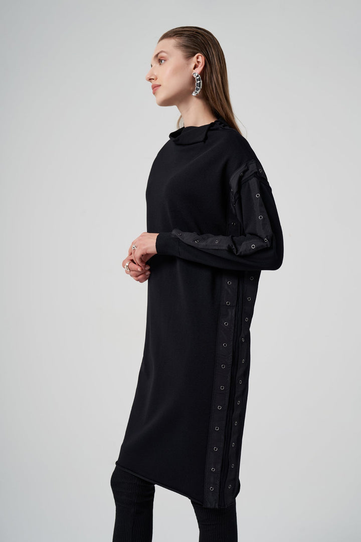 Misswhence Triko Tunik 34021 - Siyah - Görsel 2 