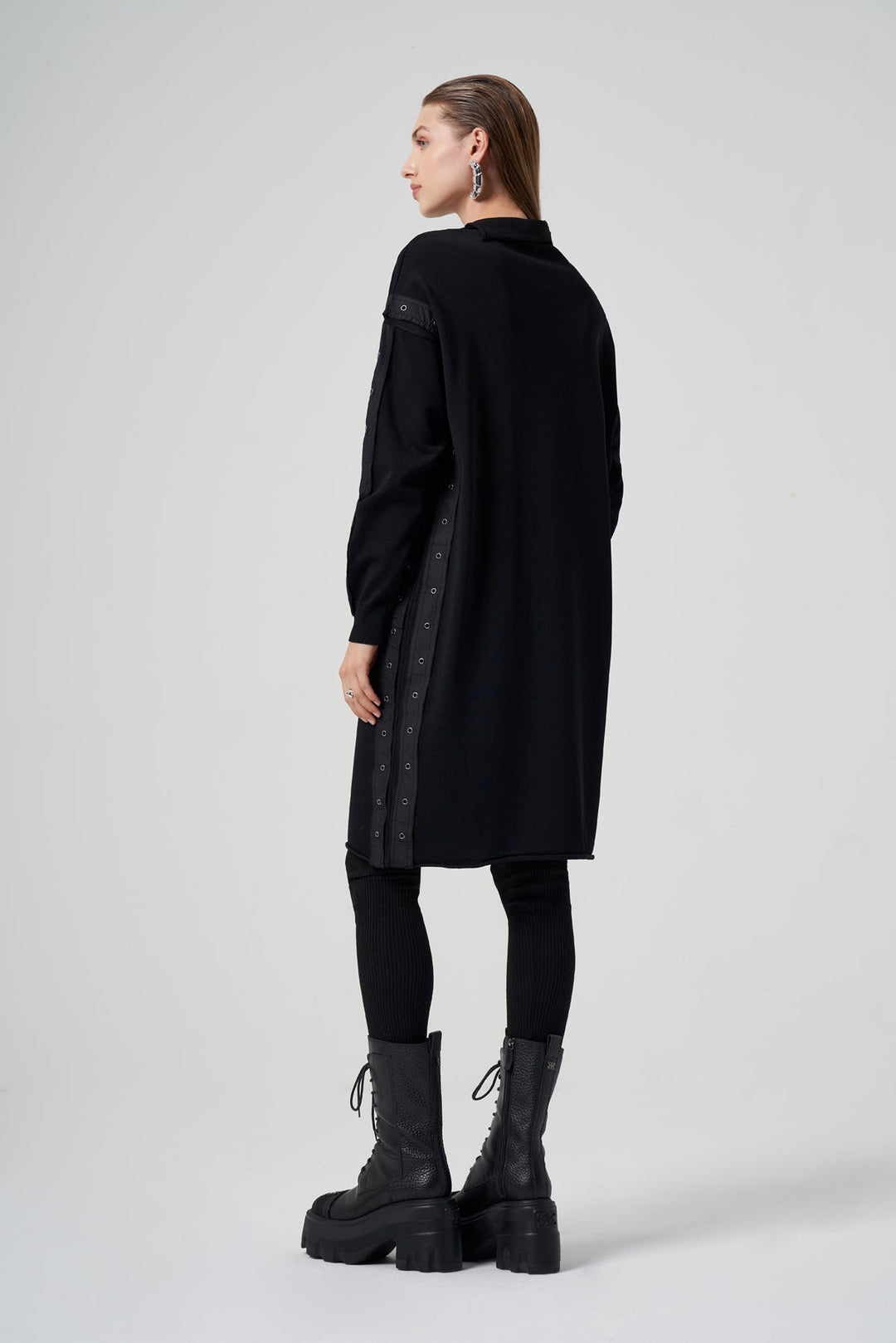 Misswhence Triko Tunik 34021 - Siyah - Görsel 3 