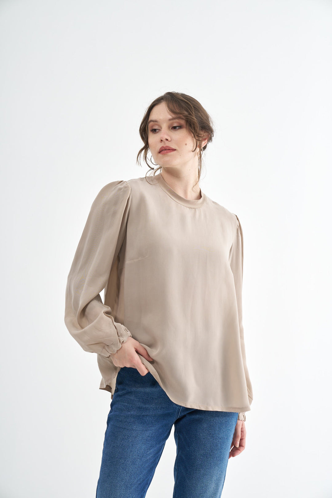 Misswhence Cupro Tunik