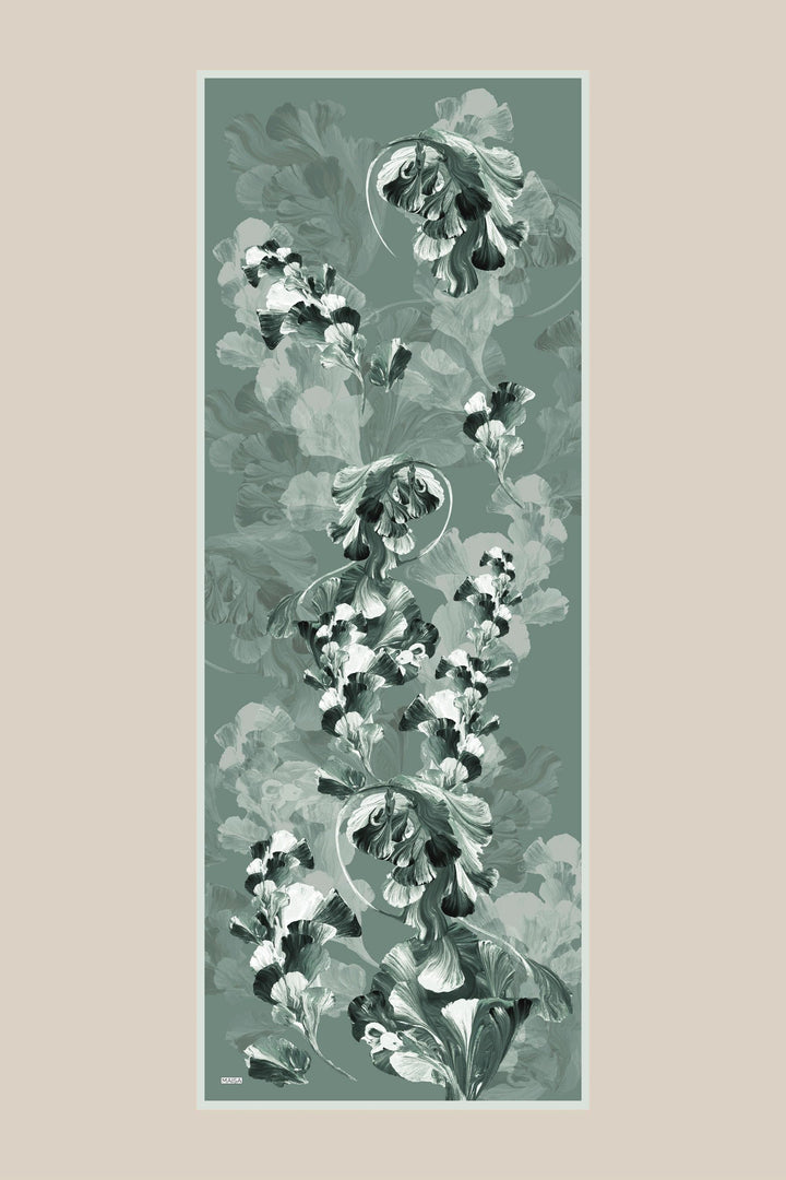 Maisa AKVA PAMUK İPEK ŞAL 70*190 CM - IHLAMUR YEŞİLİ