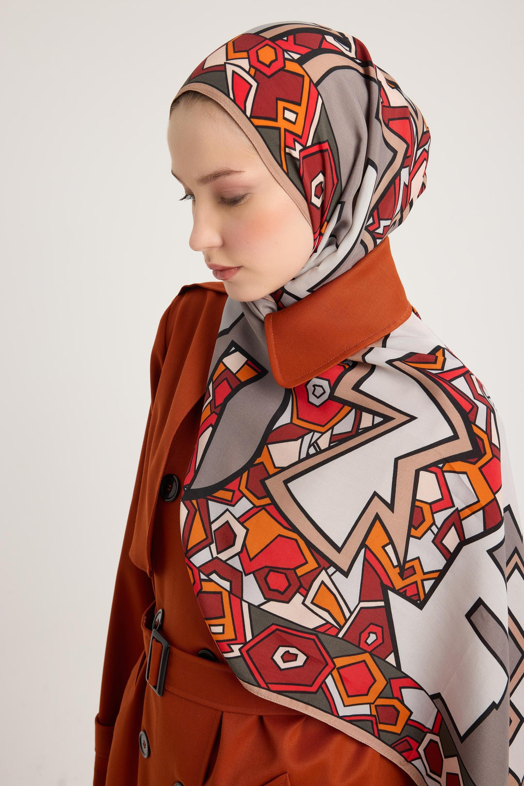 ALEV FLOŞ VİSKON ŞAL 70*190 CM - Kırmızı #renk_k-rm-z