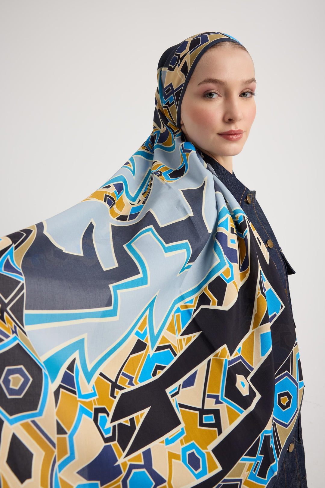 ALEV FLOŞ VİSKON ŞAL 70*190 CM - Siyah 