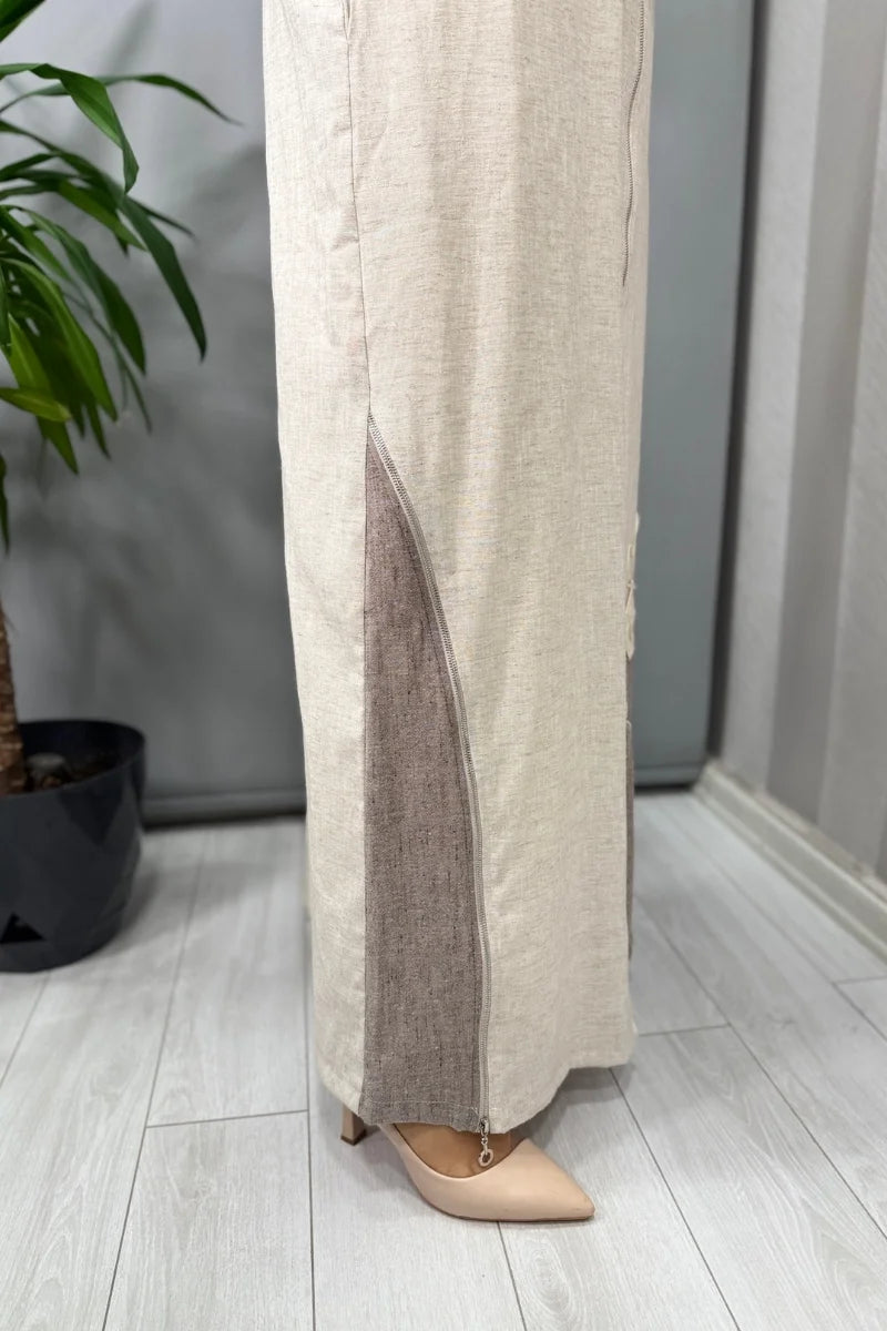 Almarwah Kap 404943 - Ekru - Görsel 2 #renk_ekru