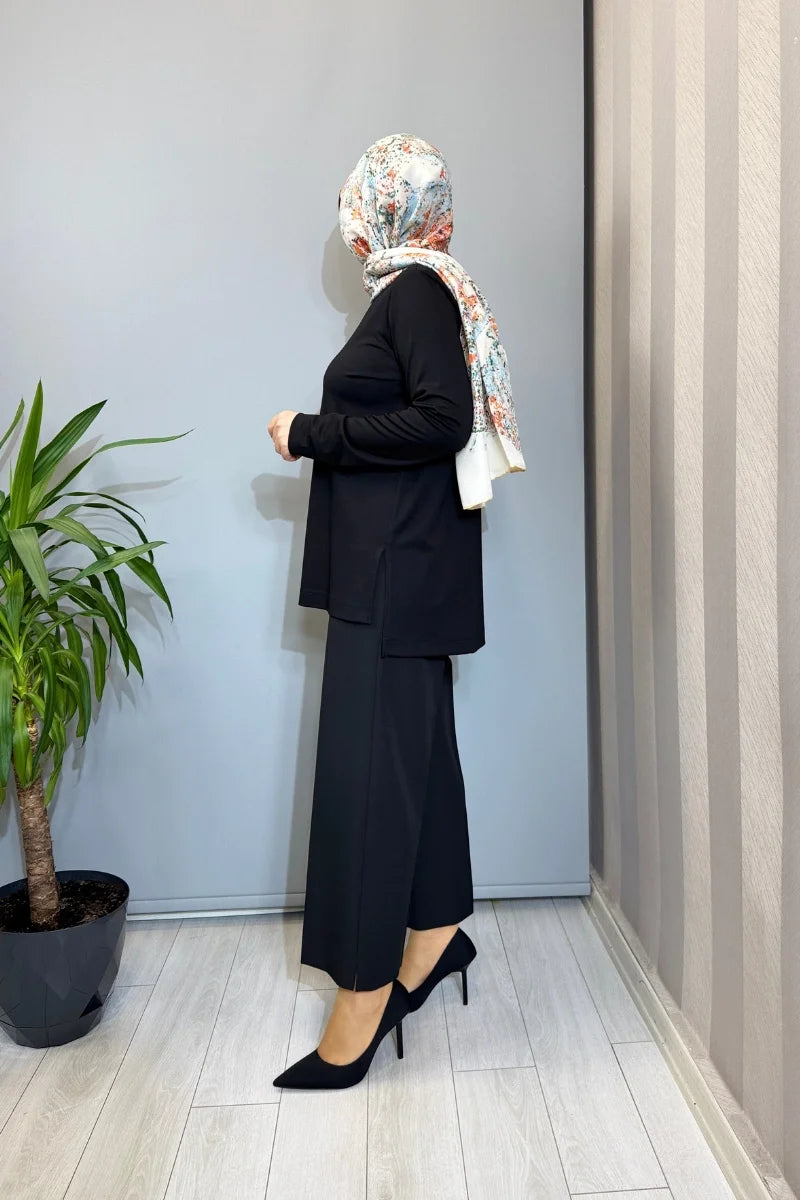 Almarwah Tunik 102225 - Siyah - Görsel 2 #renk_siyah