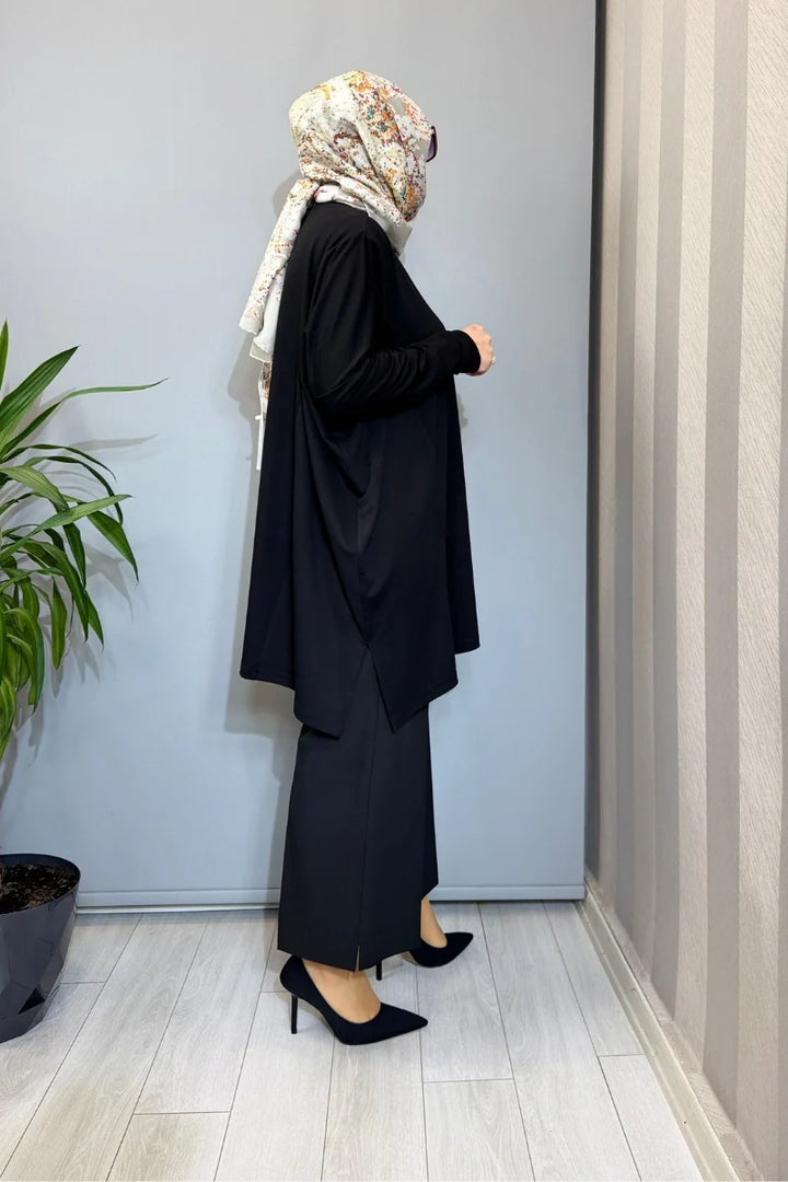 Almarwah Tunik 102227 - Siyah - Görsel 2 