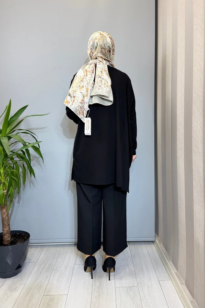 Almarwah Tunik 102227 - Siyah - Görsel 3 