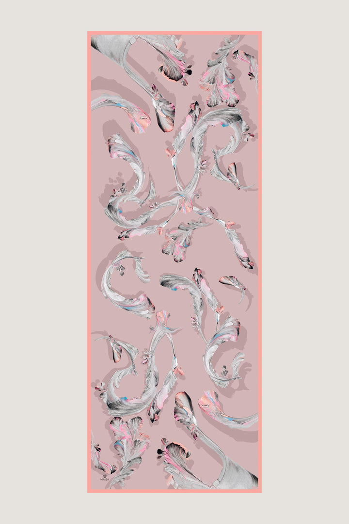 ANİ PAMUK İPEK ŞAL 70*190 CM - PEMBE 