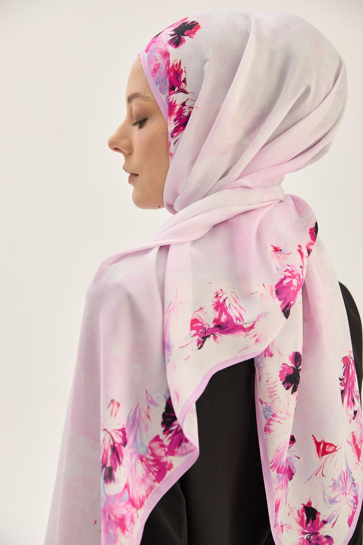 Maisa Arus Floş Viskon Şal - Pembe