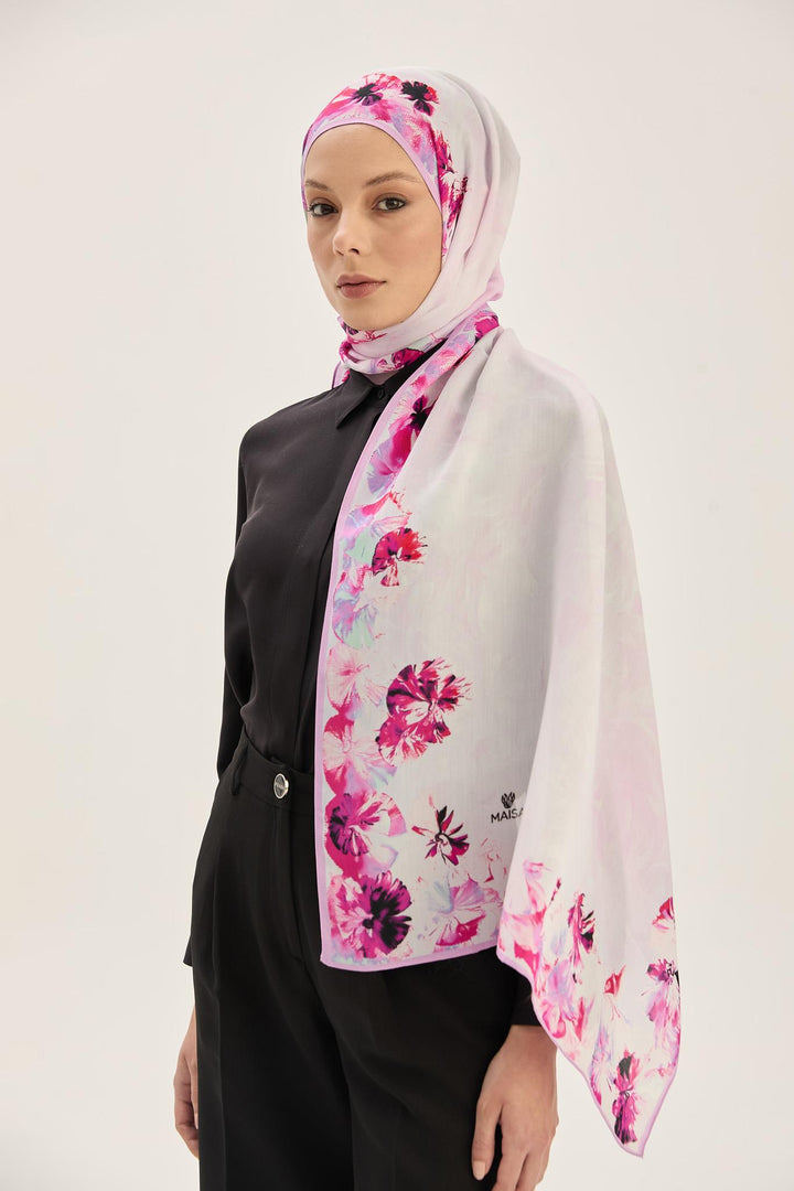Maisa Arus Floş Viskon Şal - Pembe