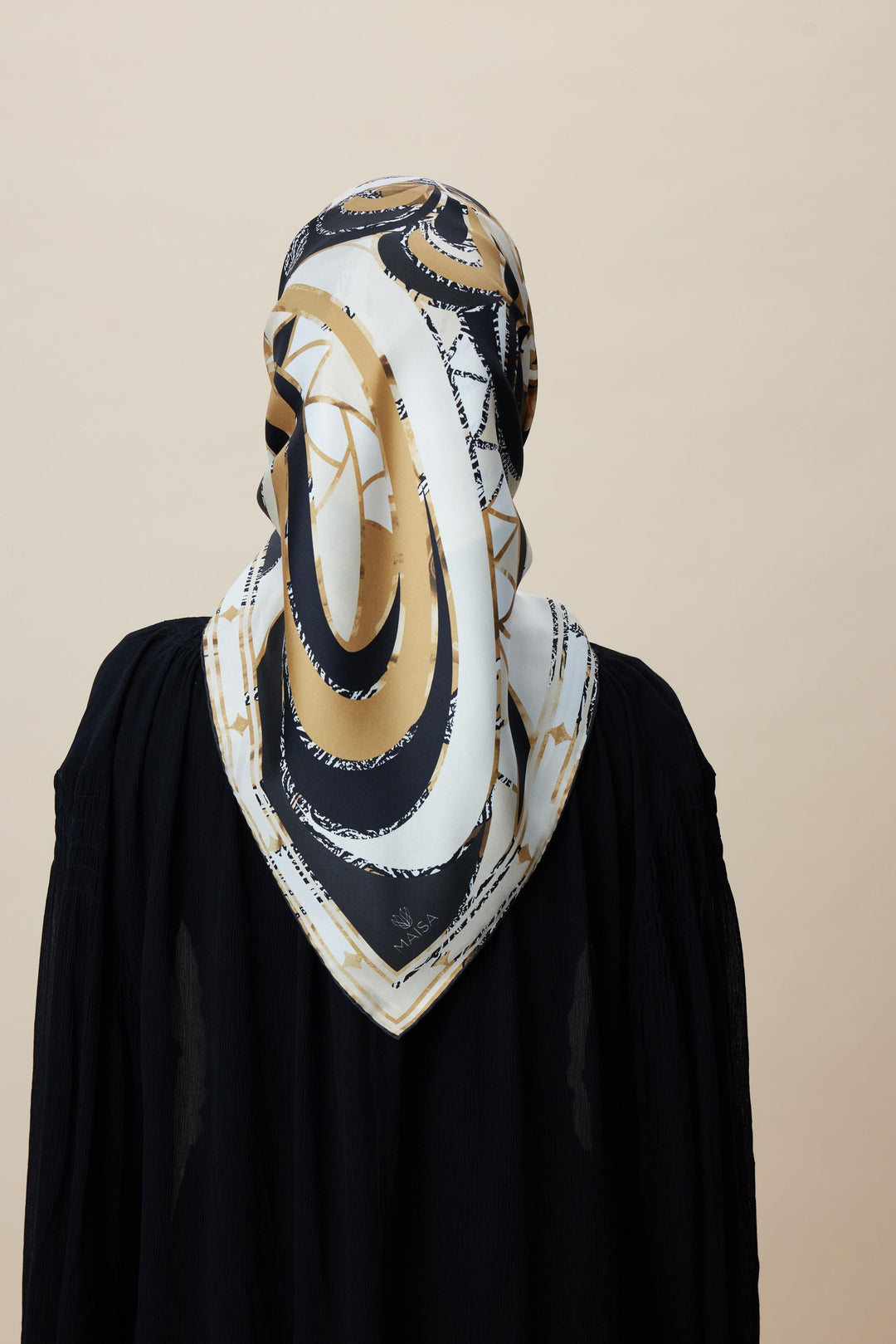 ATOL TİVİL İPEK EŞARP 90*90 CM - GOLD - Görsel 8