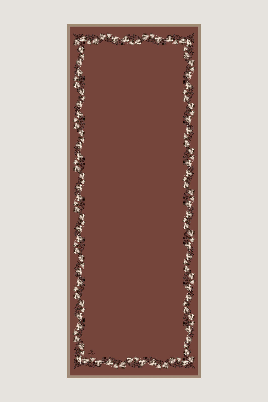 Maisa Bade Mulberry İpek Şal - Taba