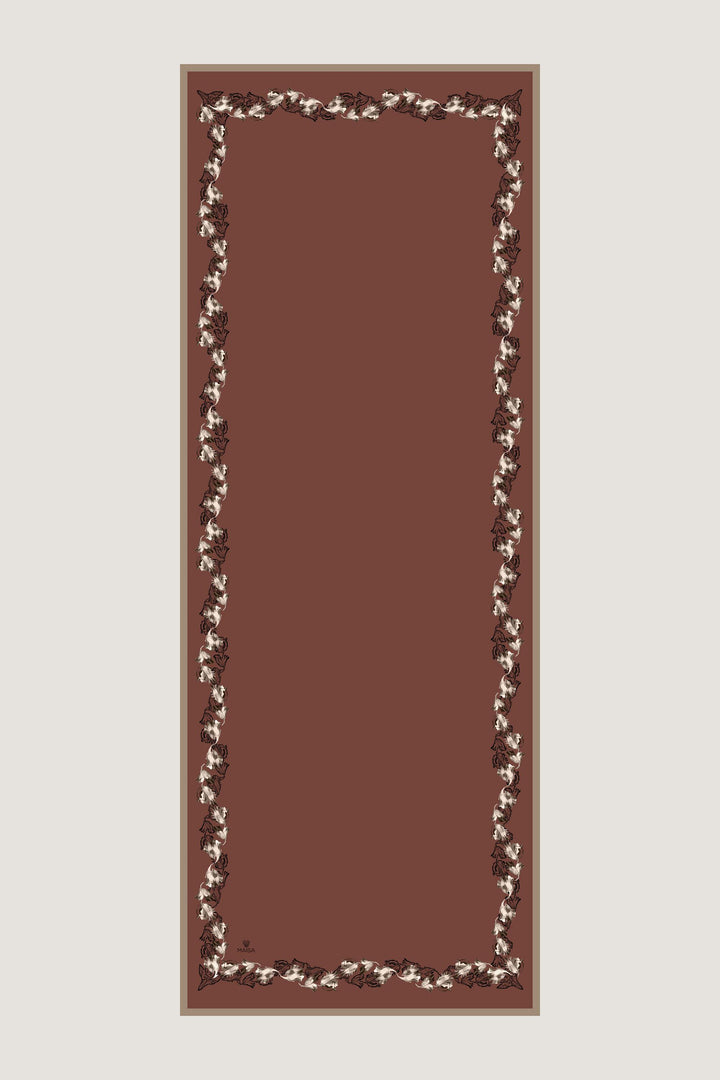 Maisa Bade Mulberry İpek Şal - Taba