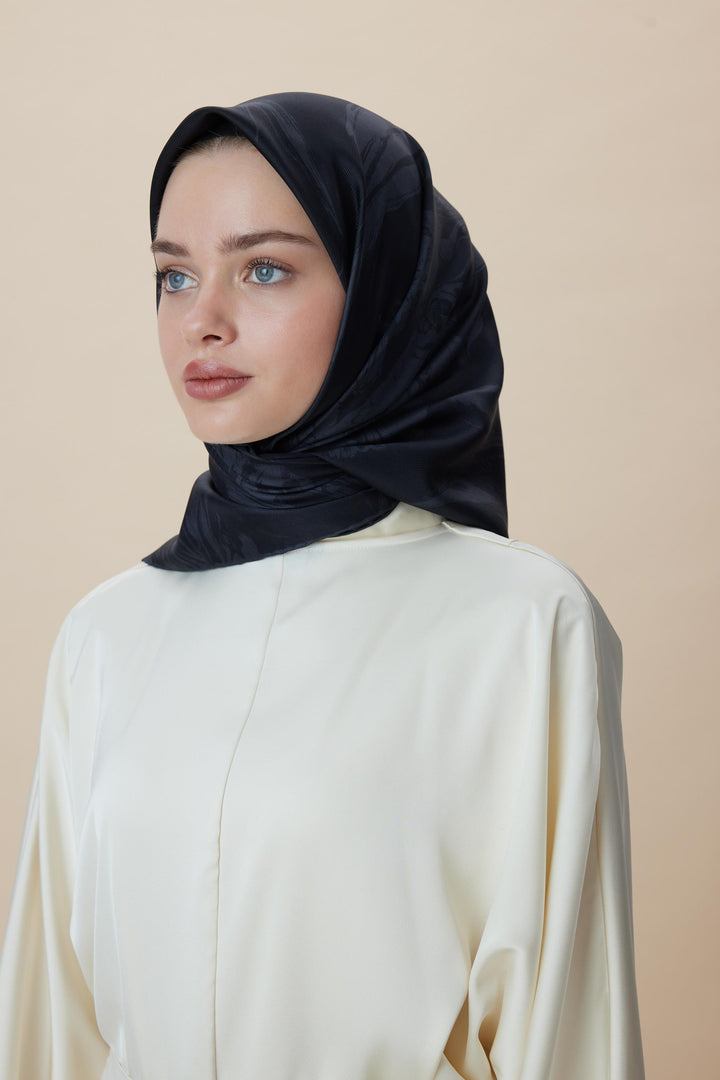 Maisa Buğu Mulberry İpek Eşarp - Antrasit