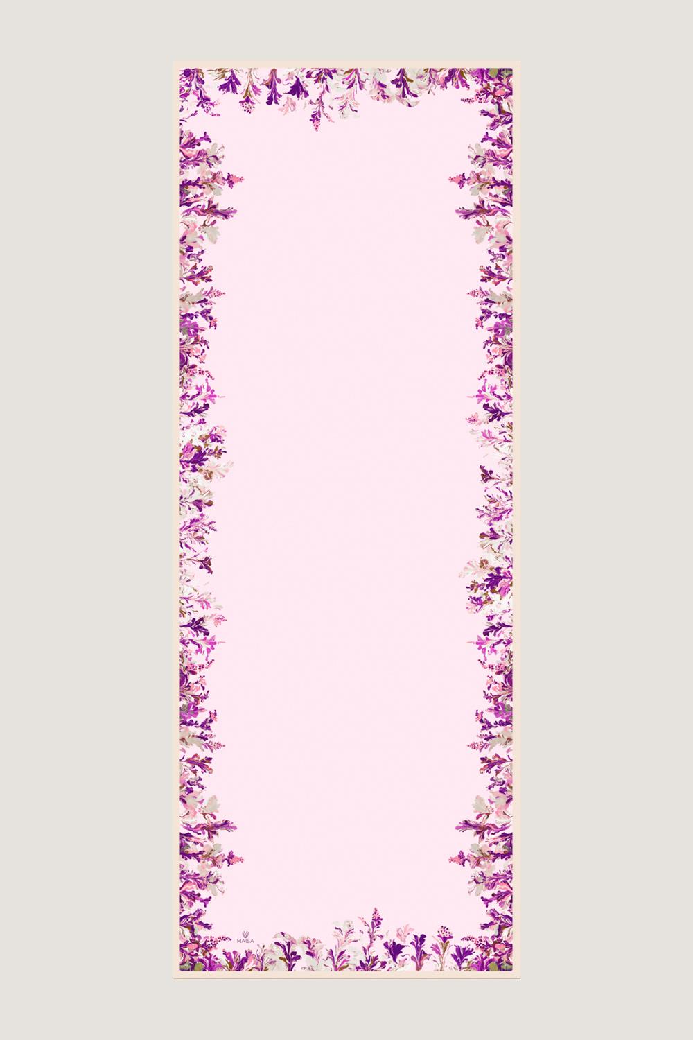 Maisa BURCU MULBERRY İPEK ŞAL 70*190 CM - PEMBE