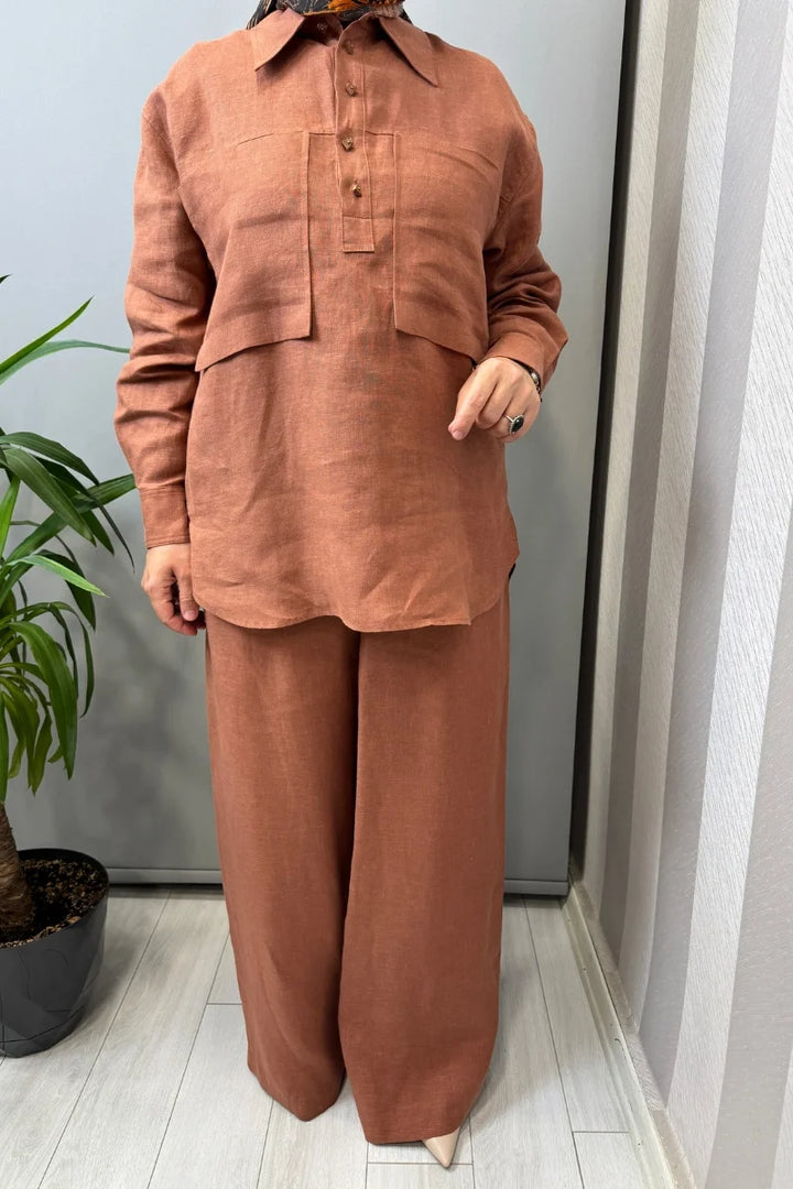 Clande Keten Takım Kiremit 2601-3041 (1021)