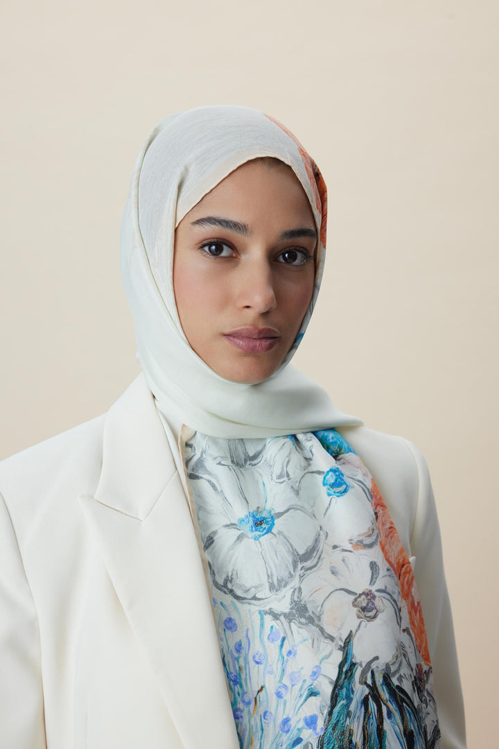 Maisa DERİN PAMUK İPEK ŞAL 70*190 CM - YAVRUAĞZI