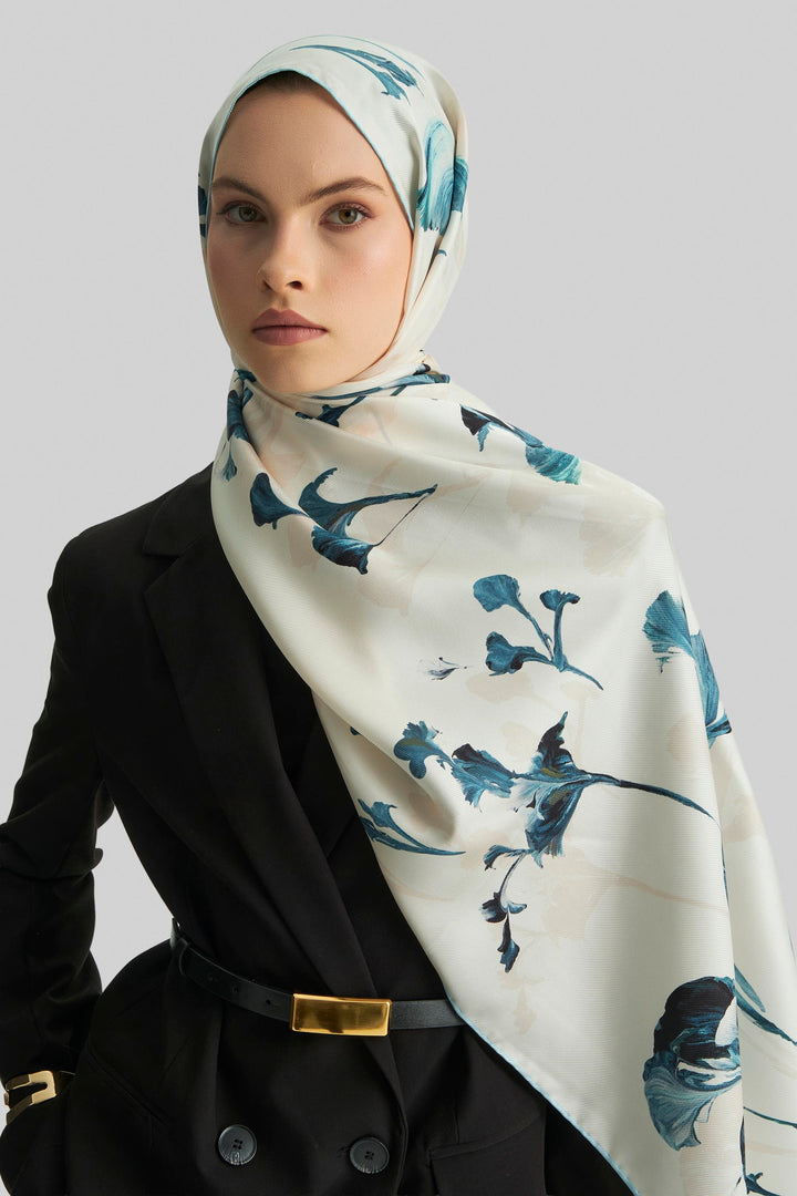 Maisa Eflin Mulberry İpek Şal - Açık Bej