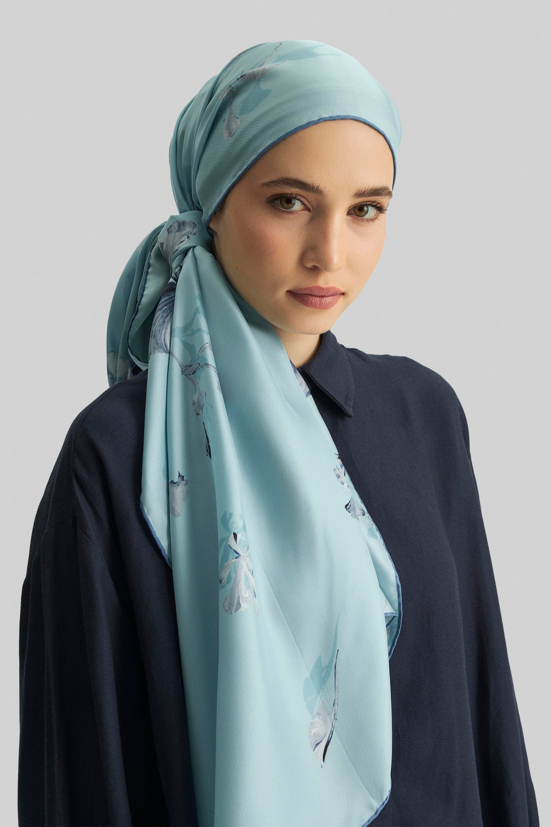 Maisa Eflin Mulberry İpek Şal - Mavi