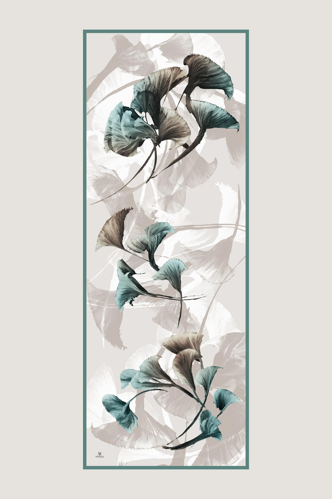 EFZA KREP İPEK ŞAL 70*190 CM - TAŞ 