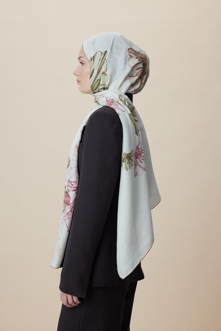 Maisa EZGİN PAMUK İPEK ŞAL 70*190 CM - AÇIK BEJ