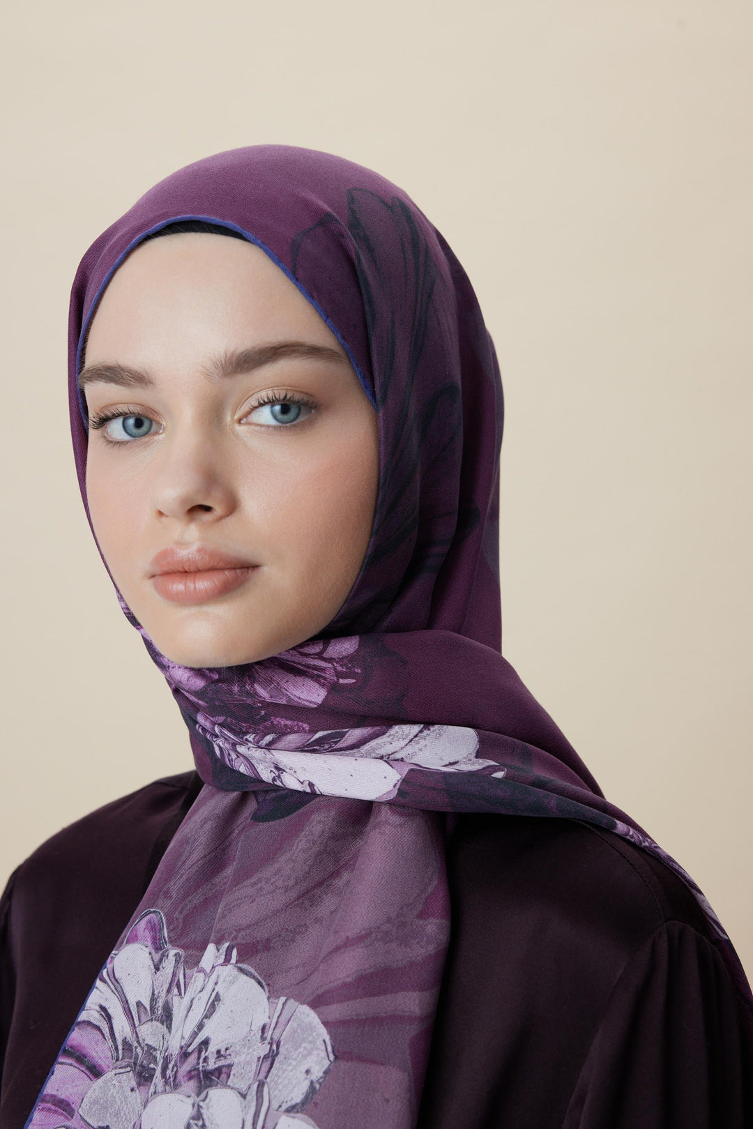 Maisa EZGİN PAMUK İPEK ŞAL 70*190 CM - MOR