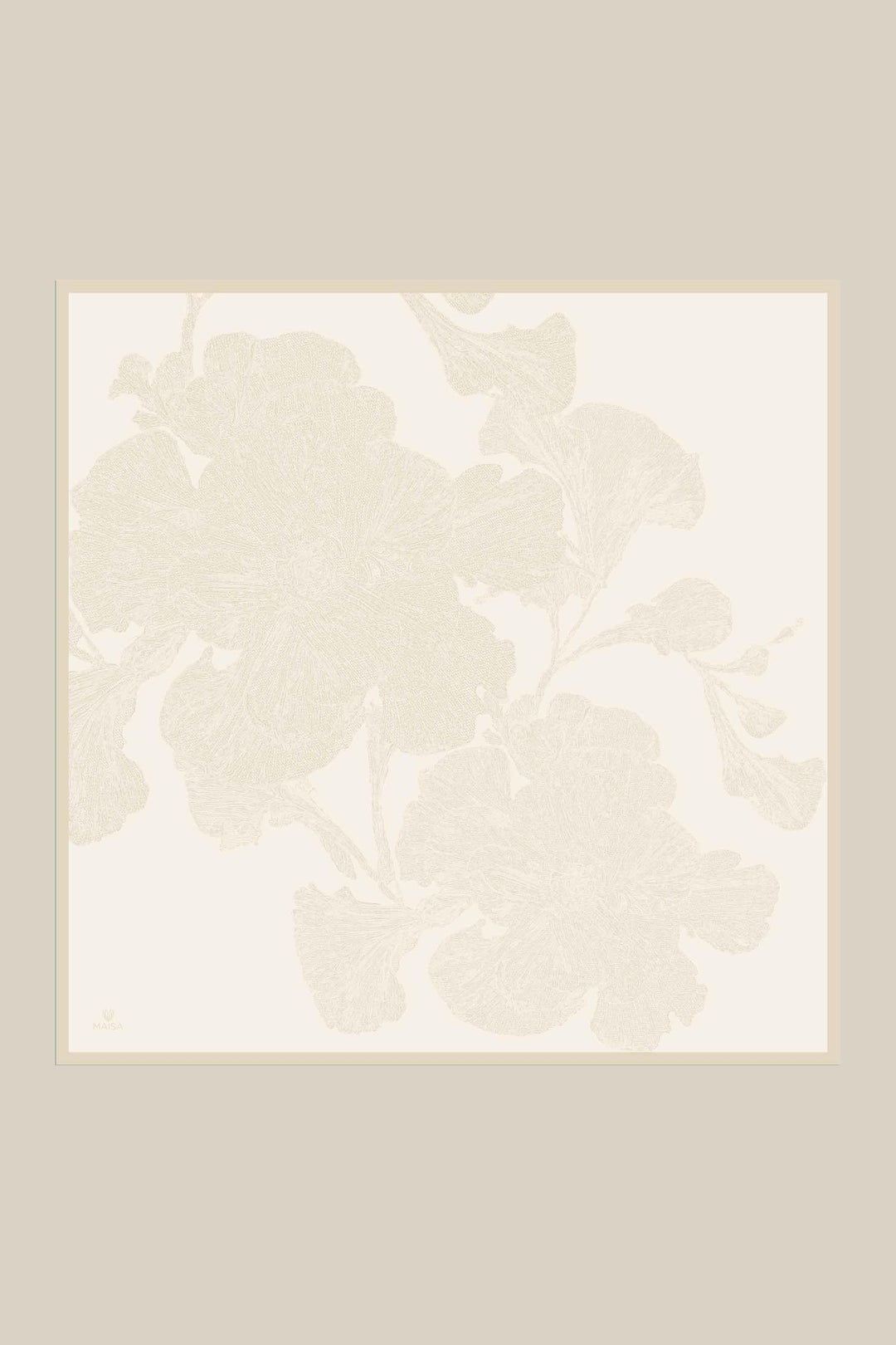 FARAH MULBERRY İPEK EŞARP 90*90 CM - AÇIK PUDRA - Görsel 7