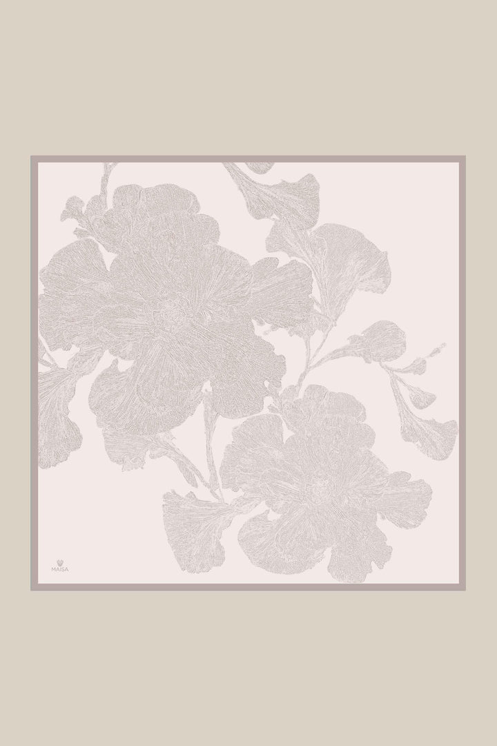 FARAH MULBERRY İPEK EŞARP 90*90 CM - AÇIK TAŞ - Görsel 8