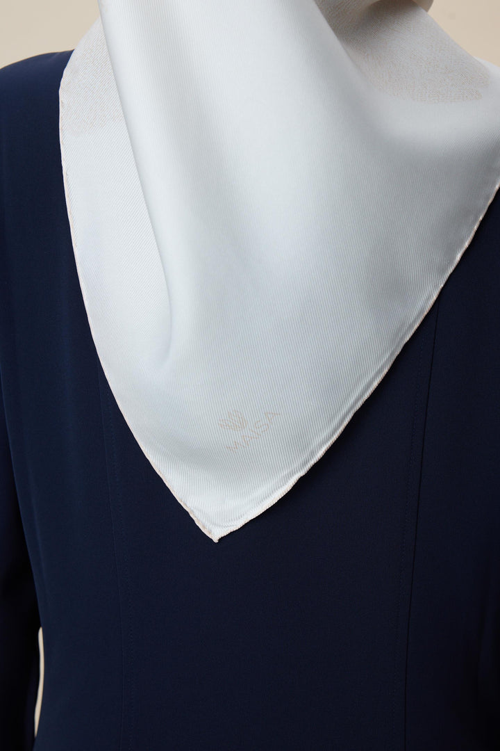 FARAH MULBERRY İPEK EŞARP 90*90 CM - AÇIK ŞEFTALİ - Görsel 14