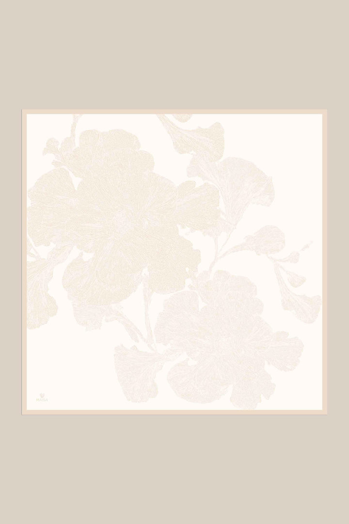 FARAH MULBERRY İPEK EŞARP 90*90 CM - AÇIK ŞEFTALİ - Görsel 15