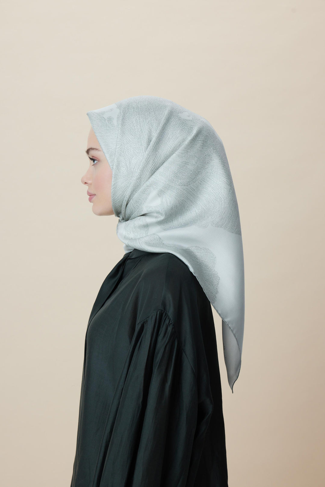 FARAH MULBERRY İPEK EŞARP 90*90 CM - ADAÇAYI - Görsel 3