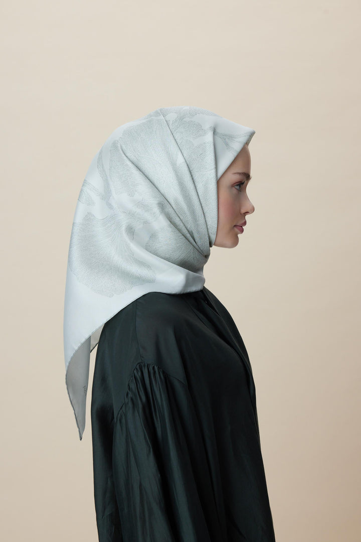 FARAH MULBERRY İPEK EŞARP 90*90 CM - ADAÇAYI - Görsel 5