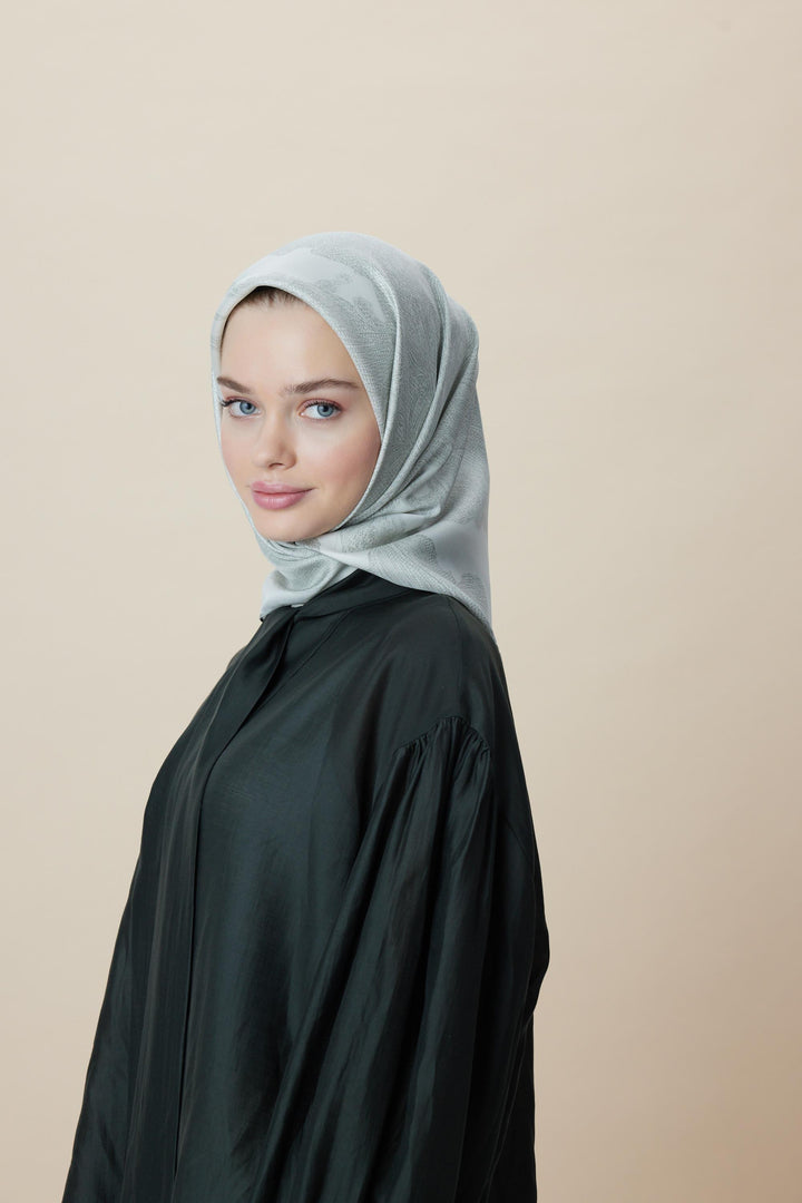 FARAH MULBERRY İPEK EŞARP 90*90 CM - ADAÇAYI - Görsel 4